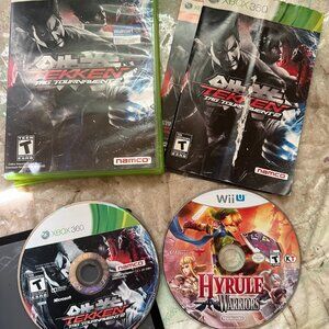 Tekken Tag Tournament 2 (Microsoft Xbox 360, 2012) & Hyrule Warriors (Wii U, 201